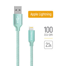 USB-кабель Apple Lightning 2.1A 1 м - м'ятний (CW-CBUL004-MT)