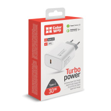 AC nabíjačka Power Delivery Port PPS USB Type-C (30W), (CW-CHS038PD-WT)