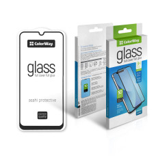 Tempered glass ColorWay 9H FC glue ColorWay Samsung Galaxy S24 Ultra black (CW-GSFGSG928-BK)
