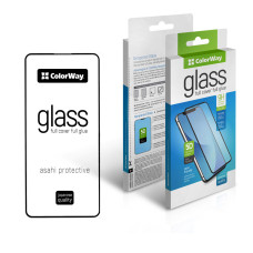 Tempered glass ColorWay 9H FC glue ColorWay Samsung Galaxy S24 FE black (CW-GSFGSG721-BK)