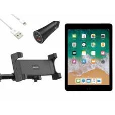 Планшет Apple iPad 5 (2017) Cellular Space Grey 128GB, Car Charger, Tablet Holder (Car Bundle)