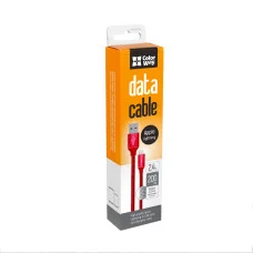 USB-кабель Apple Lightning 2.4A 2 м - червоний (CW-CBUL007-RD)